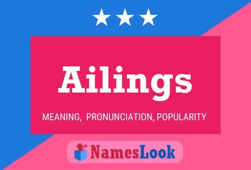 Póster del nombre Ailings