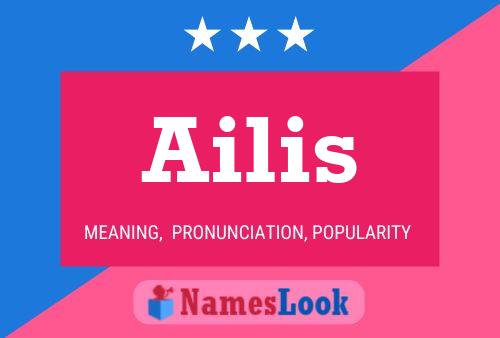 Póster del nombre Ailis