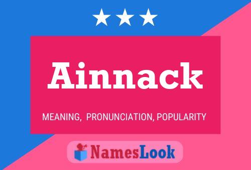 Póster del nombre Ainnack