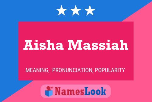 Póster del nombre Aisha Massiah