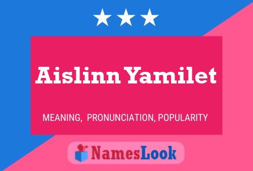 Póster del nombre Aislinn Yamilet