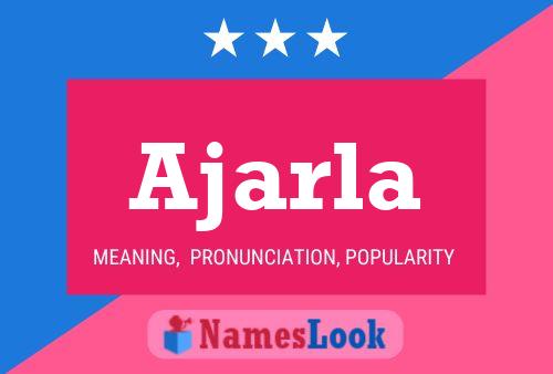 Póster del nombre Ajarla