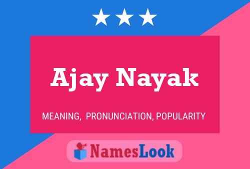 Póster del nombre Ajay Nayak