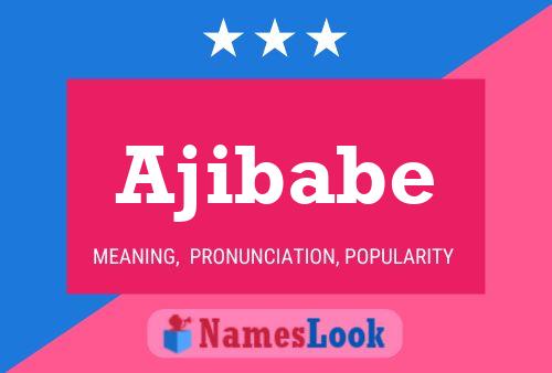 Póster del nombre Ajibabe