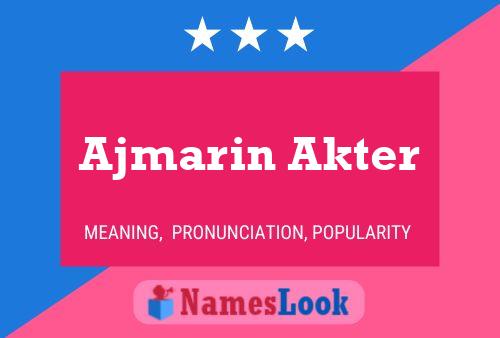 Póster del nombre Ajmarin Akter