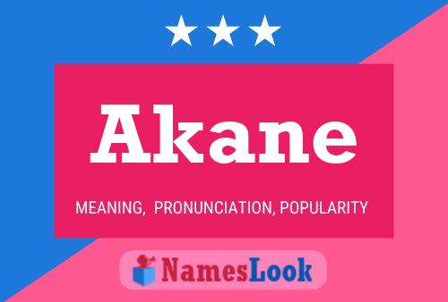 Póster del nombre Akane