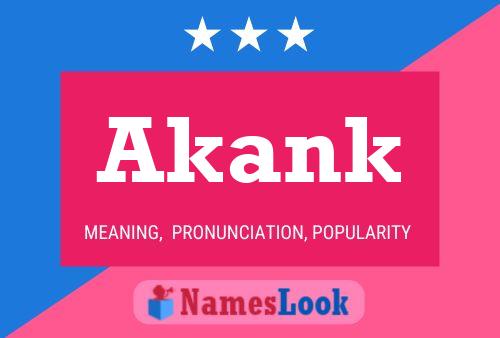 Póster del nombre Akank