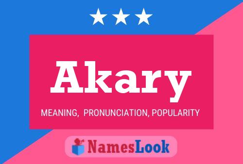 Póster del nombre Akary