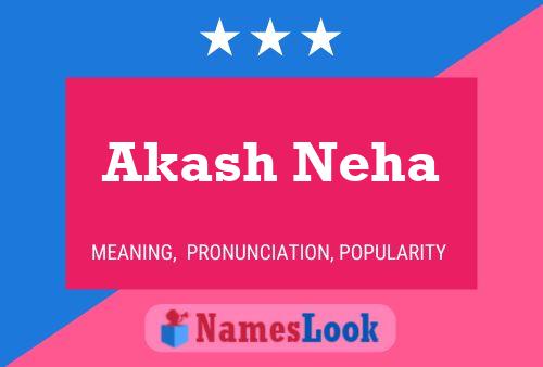 Póster del nombre Akash Neha