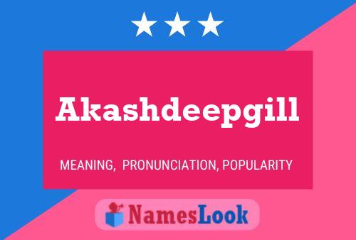 Póster del nombre Akashdeepgill