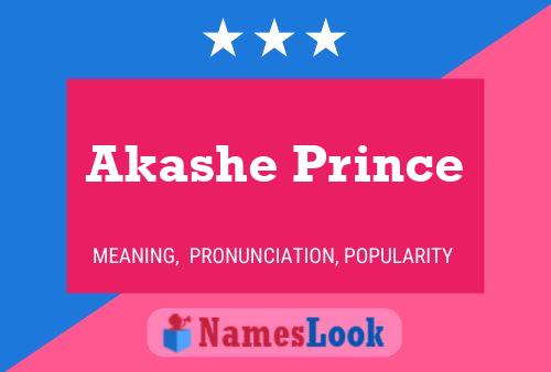 Póster del nombre Akashe Prince