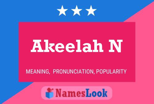 Póster del nombre Akeelah N