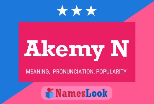 Póster del nombre Akemy N