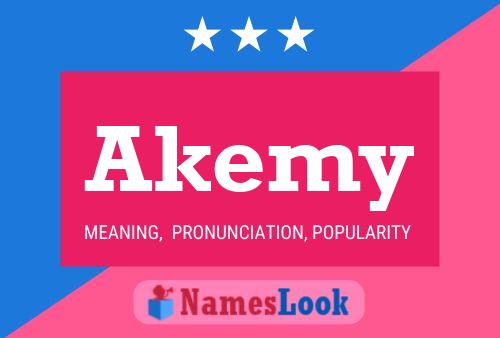 Póster del nombre Akemy