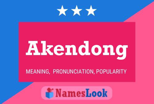 Póster del nombre Akendong