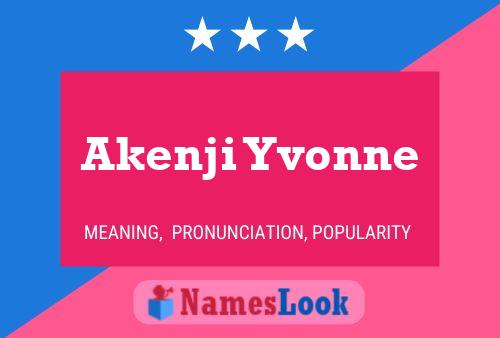 Póster del nombre Akenji Yvonne