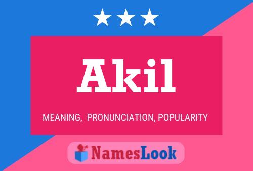 Póster del nombre Akil