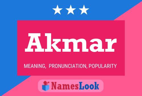 Póster del nombre Akmar