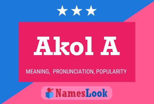 Póster del nombre Akol A