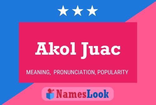 Póster del nombre Akol Juac