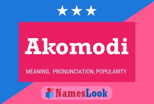 Póster del nombre Akomodi