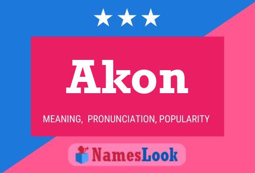 Póster del nombre Akon