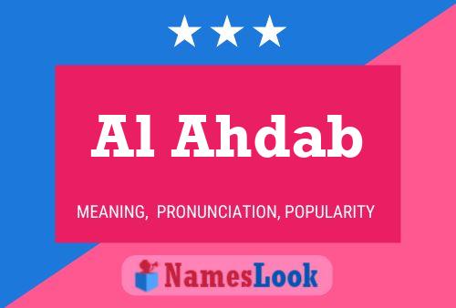 Póster del nombre Al Ahdab