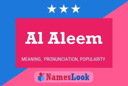 Póster del nombre Al Aleem