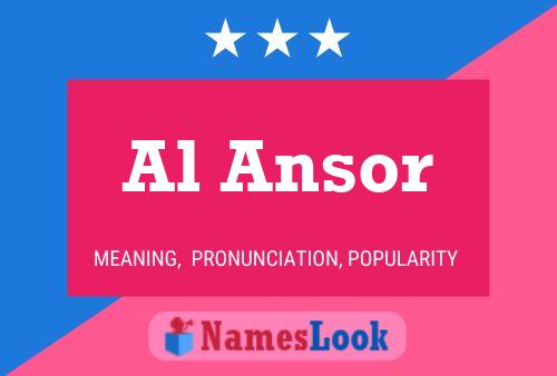 Póster del nombre Al Ansor