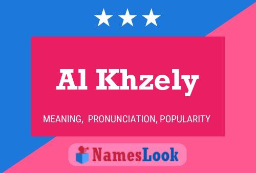 Póster del nombre Al Khzely