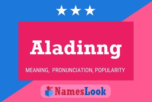 Póster del nombre Aladinng