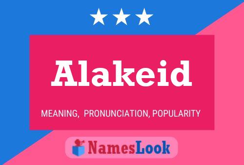 Póster del nombre Alakeid