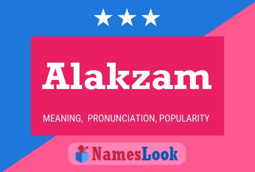 Póster del nombre Alakzam