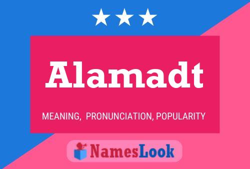 Póster del nombre Alamadt