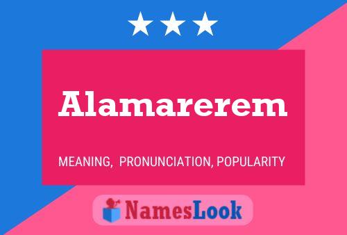 Póster del nombre Alamarerem