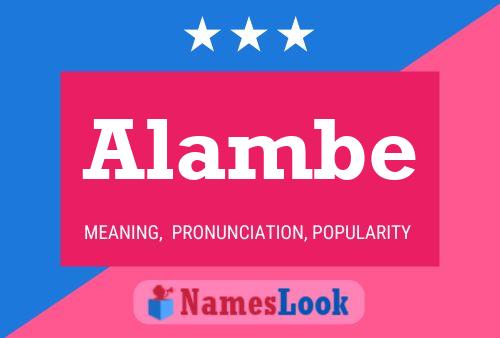 Póster del nombre Alambe