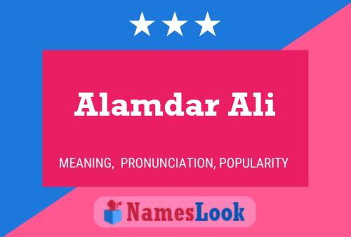 Póster del nombre Alamdar Ali