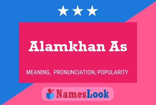 Póster del nombre Alamkhan As