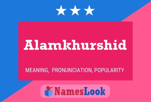 Póster del nombre Alamkhurshid