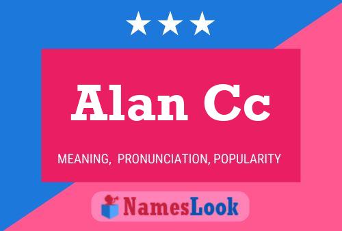 Póster del nombre Alan Cc