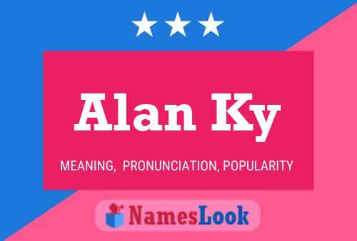 Póster del nombre Alan Ky