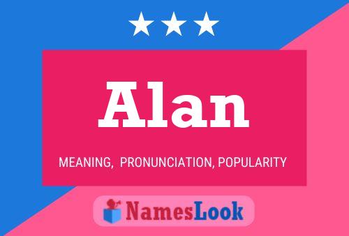 Póster del nombre Alan