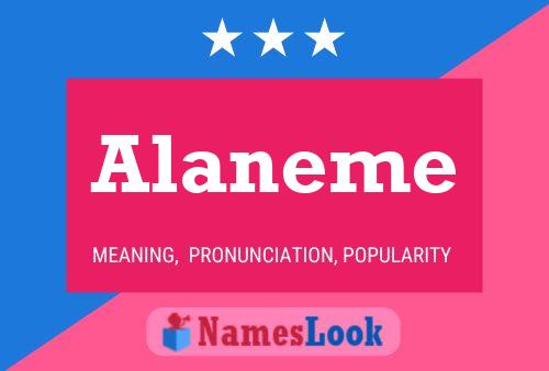 Póster del nombre Alaneme