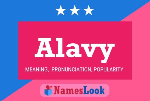 Póster del nombre Alavy