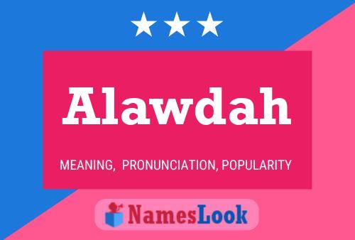 Póster del nombre Alawdah