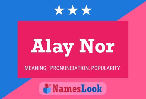 Póster del nombre Alay Nor