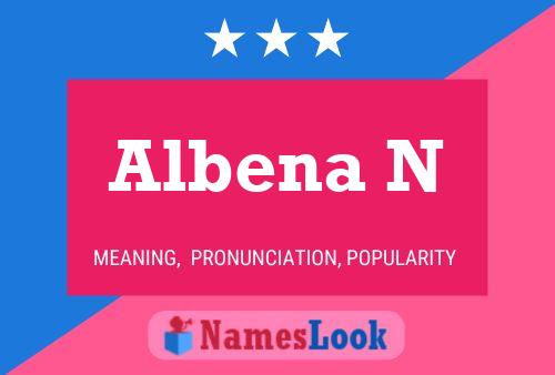 Póster del nombre Albena N