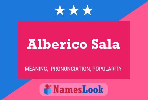 Póster del nombre Alberico Sala