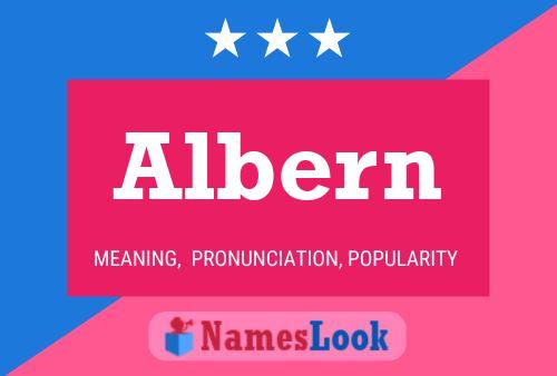 Póster del nombre Albern