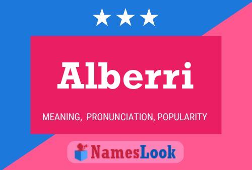 Póster del nombre Alberri